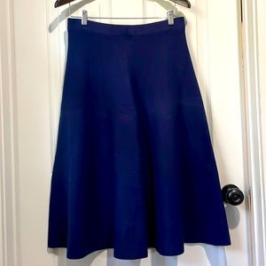 Polo Ralph Lauren High Waist A-line Skirt Navy Large